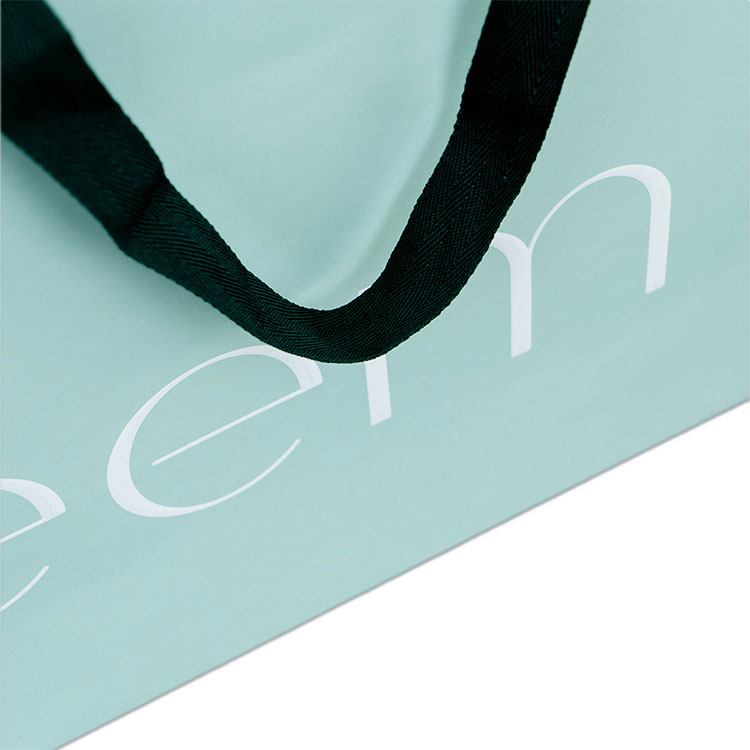 Shopping Bags with Ribbon Handles