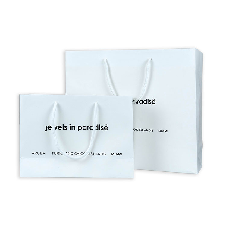 White Card Paper Shopping Bag