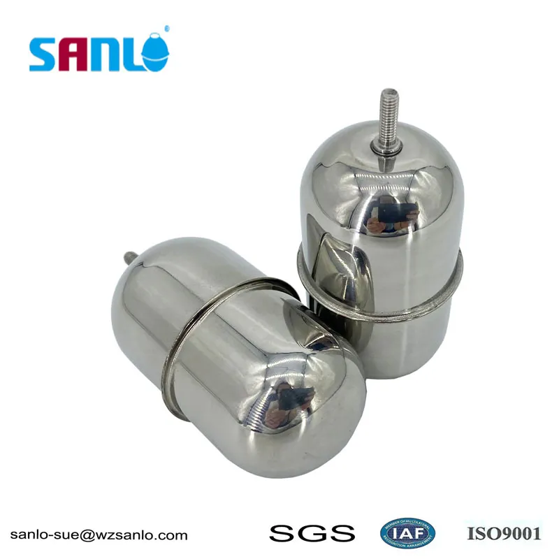 Working principle of stainless steel threaded float