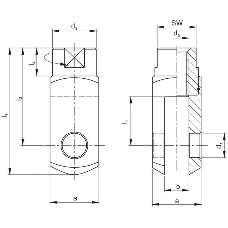 Clevises with Rotating Shaft