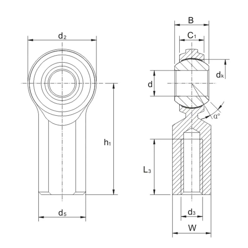 Maintenance-free Rod Ends CF..T