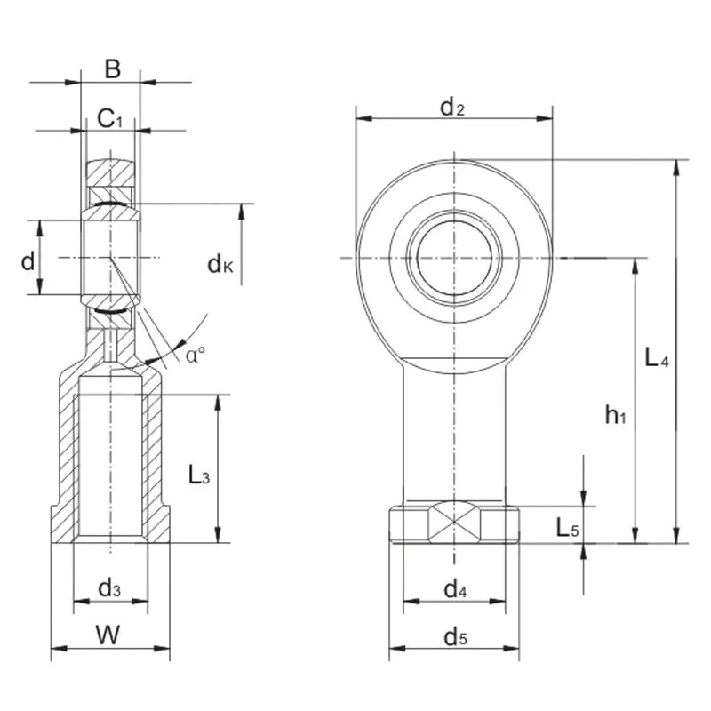 Maintenance-free Rod Ends GIR-UK