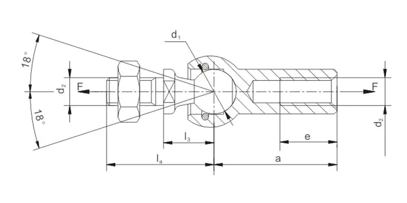 Axial Joints Similar to DIN71802