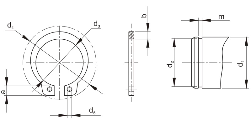 Circlips for Shafts DIN471