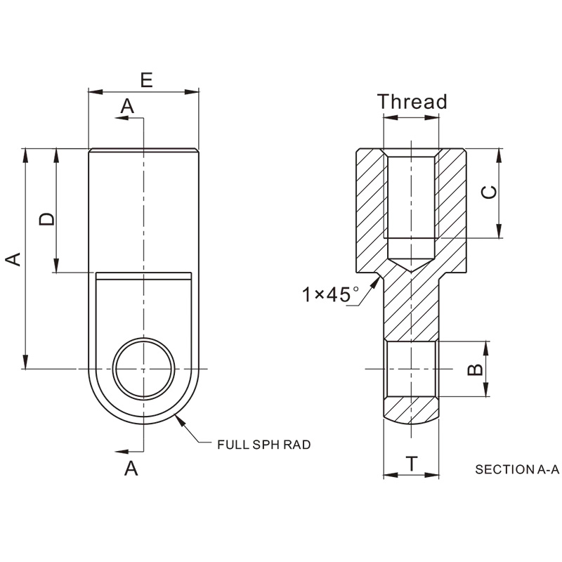 Knuckle Eyes Gas Spring Accessories