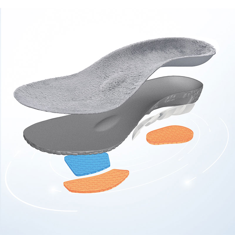 Flannel Orthotics Insoles for Children High Arch