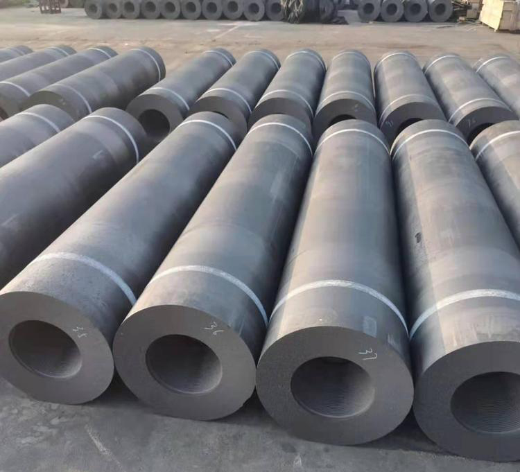 Corrosion resistant high-power graphite electrode