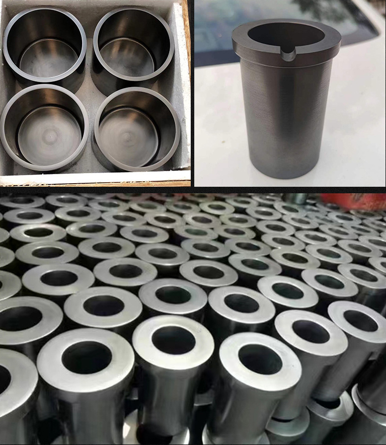 Double ring graphite crucible