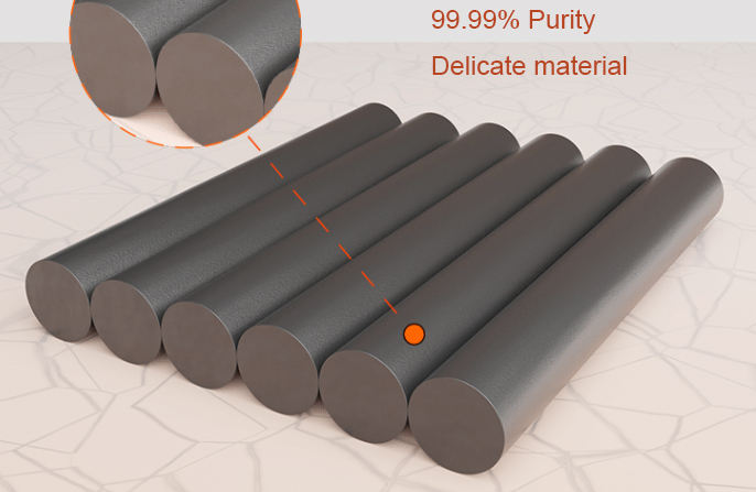 Graphite electrode rod