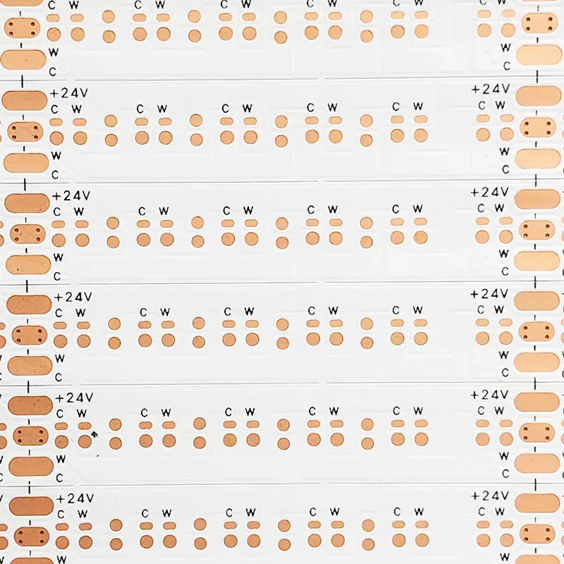 Doppelseitige flexible Leiterplatte aus weißer PET-Folie