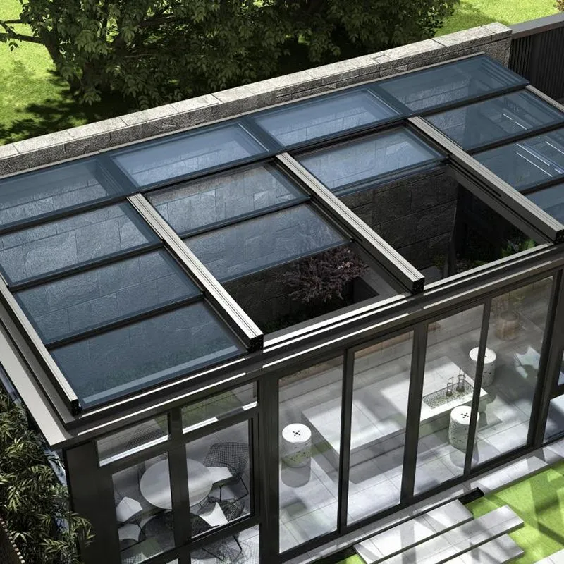 Light Telescopic Sliding Skylight