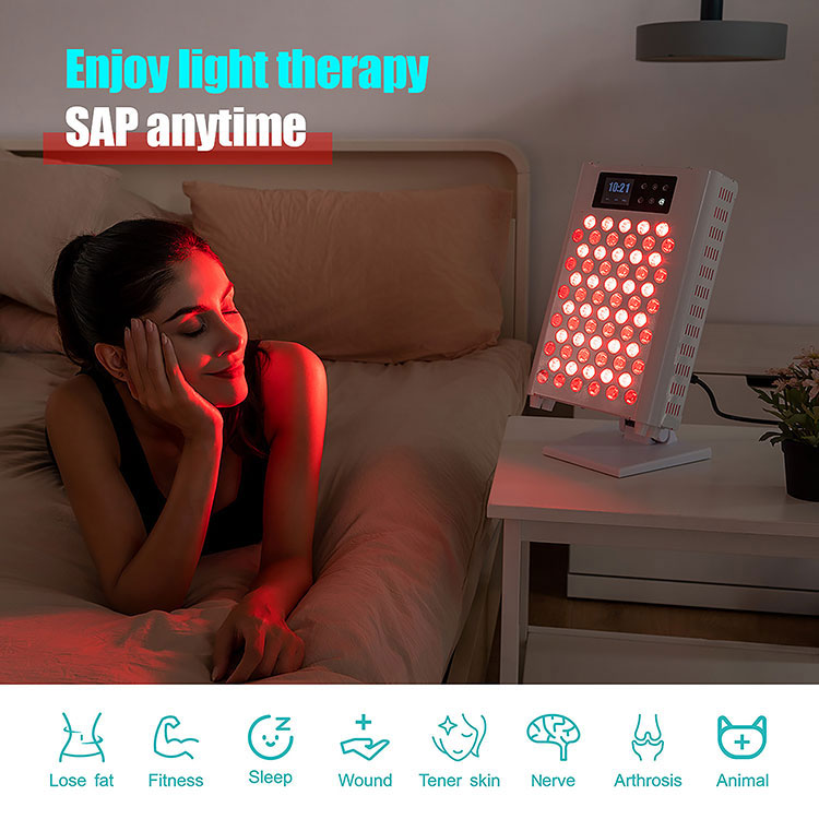 Luz roja LED que aprieta el dispositivo de la luz infrarroja del soporte del panel de la terapia