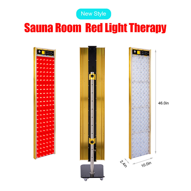 Attrezzatura a infrarossi a LED per sauna con pannello per terapia a luce rossa