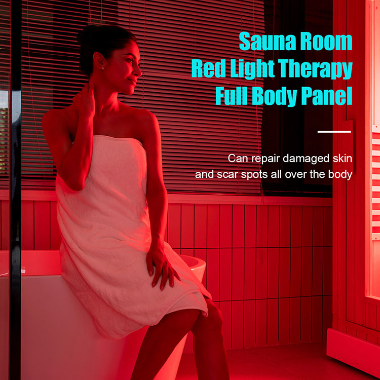 ห้องซาวน่า LED แผงสีแดงอุปกรณ์บำบัดด้วยแสงอินฟราเรด