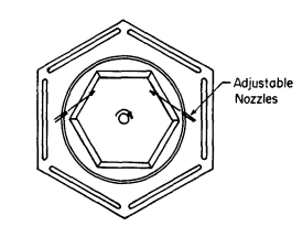 CVD SiC coating barrel susceptor schematic