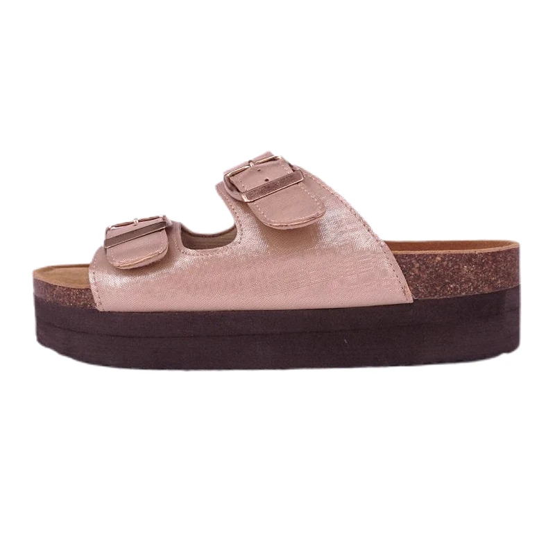 Platformsandalen met voetbed voor dames