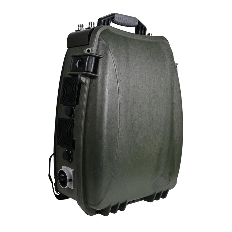 6 Saluran Black Drone Defence Backpack Anti Drone Jammer