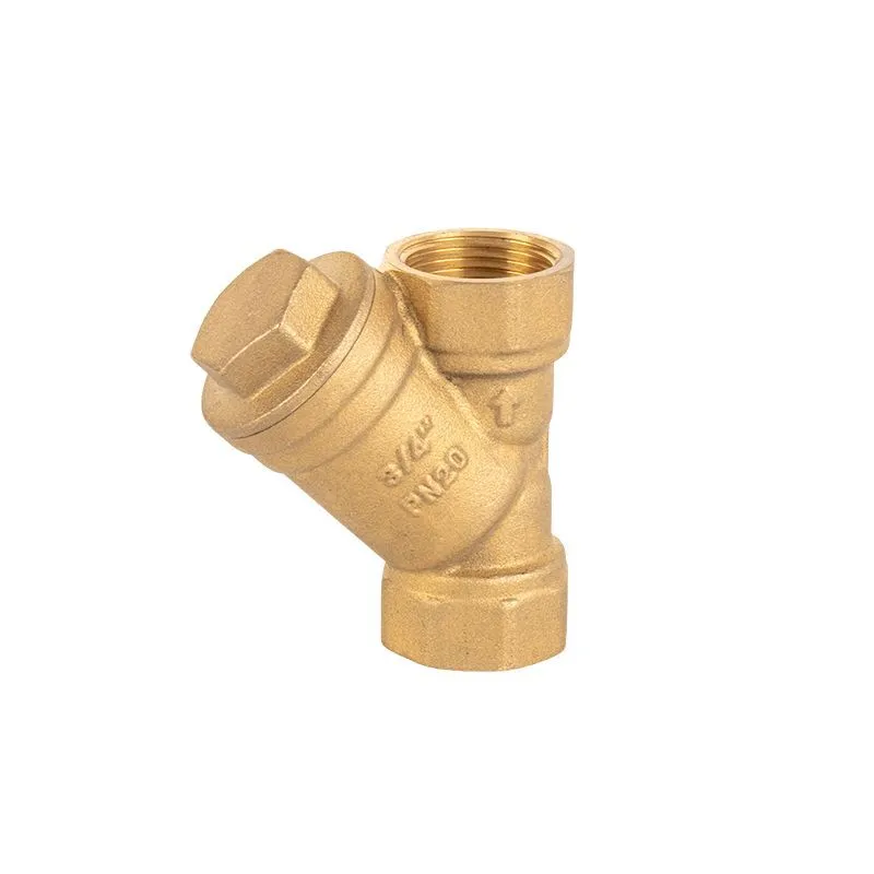 What is the purpose of a brass check valve?