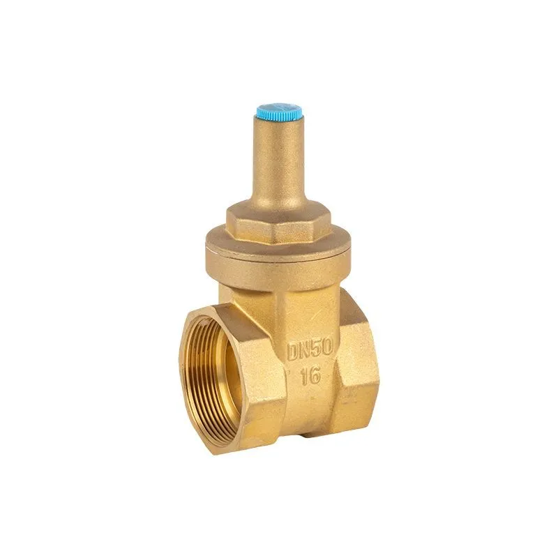 Brass Forged Threaded Gate Valve With Lock