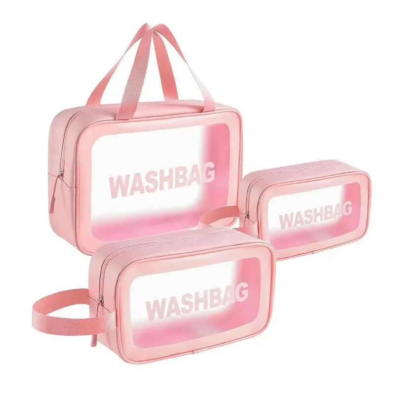 Bolsa de maquillaje cosmético de PVC