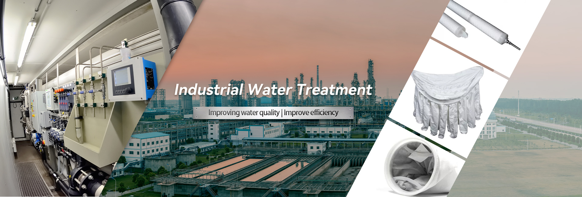 Tratamento de água industrial de alta qualidade
