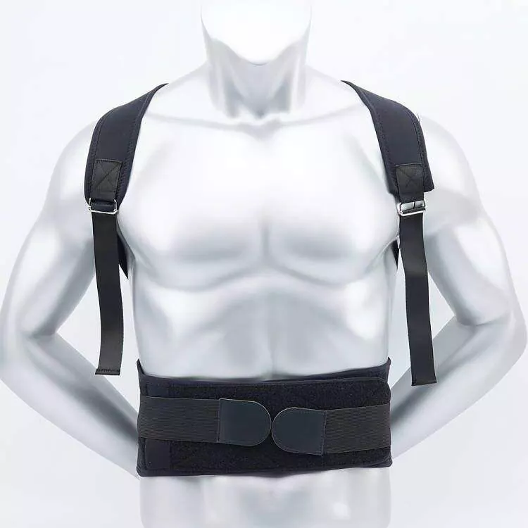 Li-braces le litšehetso tsa Posture Corrector tse fetolehang