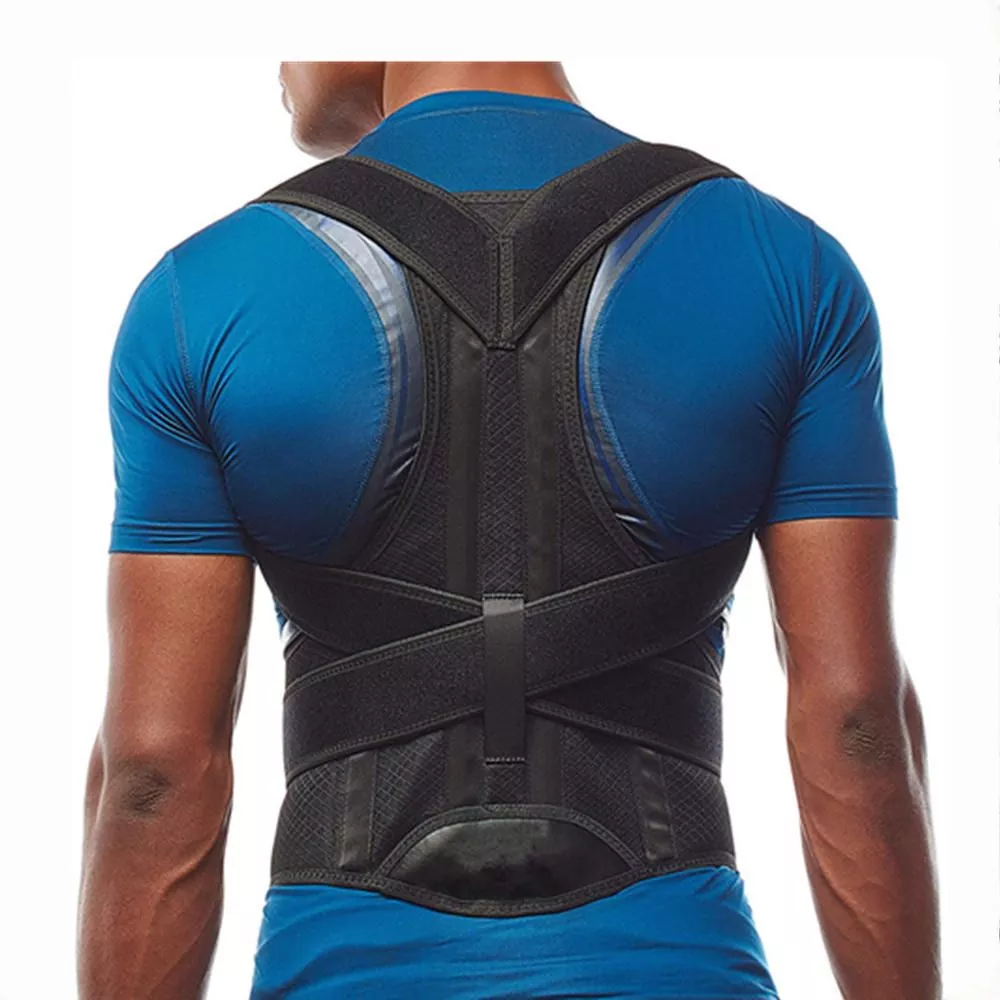 Back Brace Pain Relief mat Pulley System Taille Support BeltMen