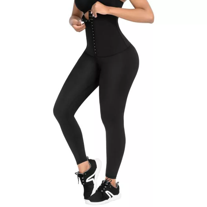 Qadın Yüksək Bel Neopren Yoga Leggings