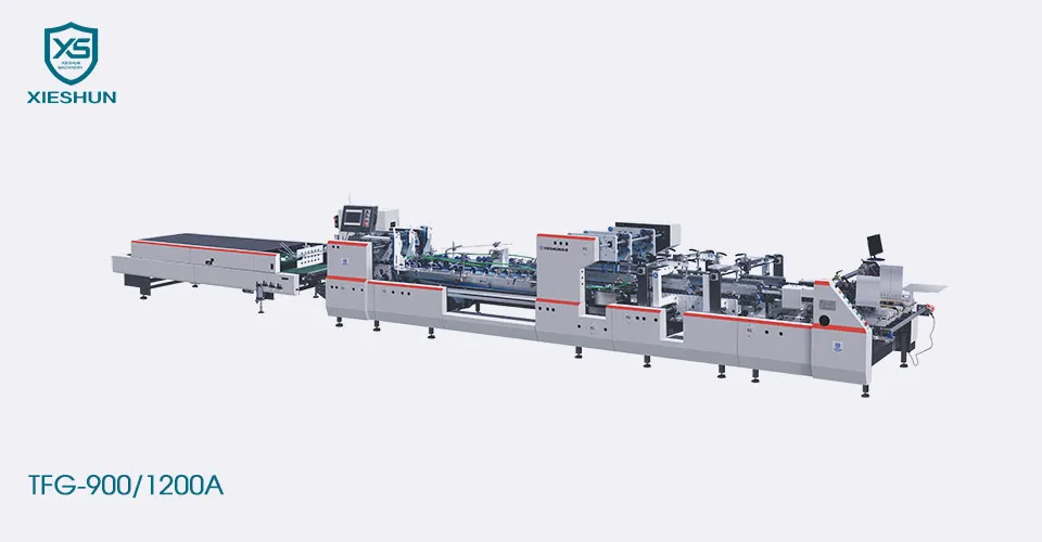 What are the inner and outer layers of the folder gluer machine?