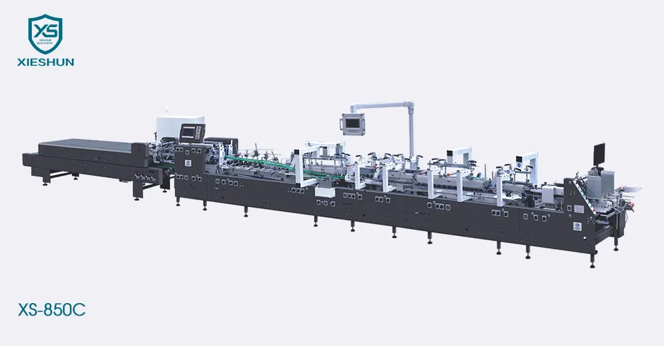 4/6 Corner Automatic High Speed Folder Gluer Machine