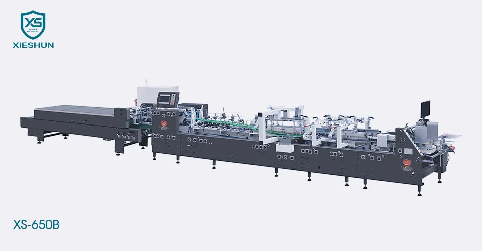 Crash Lock Automatic High Speed ​​Gluer Machine