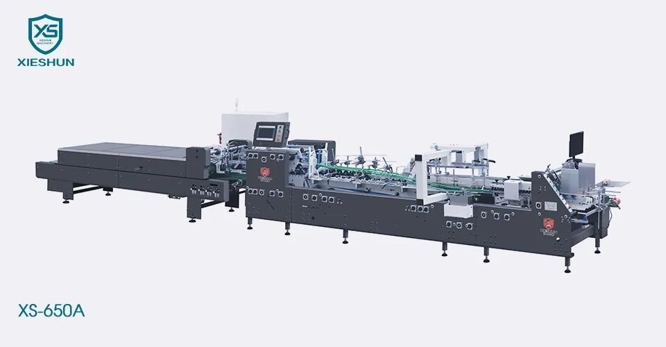 Straight Line Automatic High Speed Gluer Machine