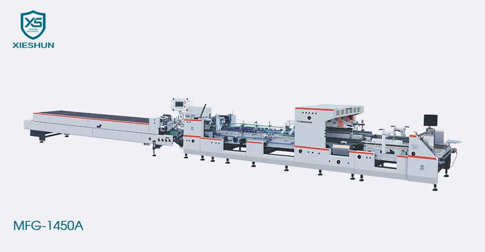 Straight Line Heavy Duty Folder and Gluer Machine