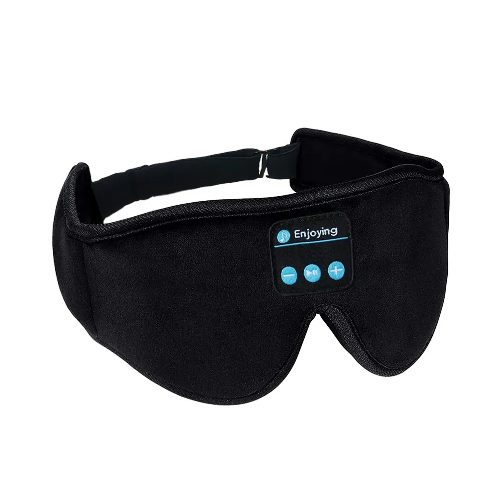 3D Bluetooth Sleep Eye Mask Sleep Headphoens Balck