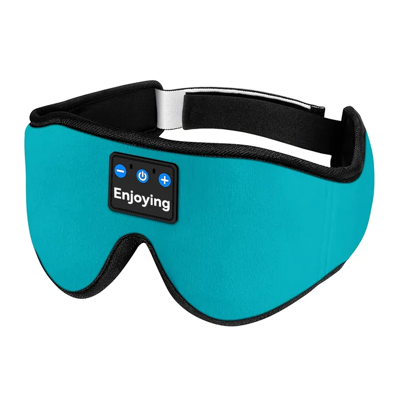 3D Bluetooth Sleep Eye Mask Sleep Headphoens Blue