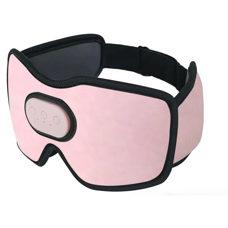 3D Bluetooth Slaapoogmasker Draadloos Muziekmasker Roze