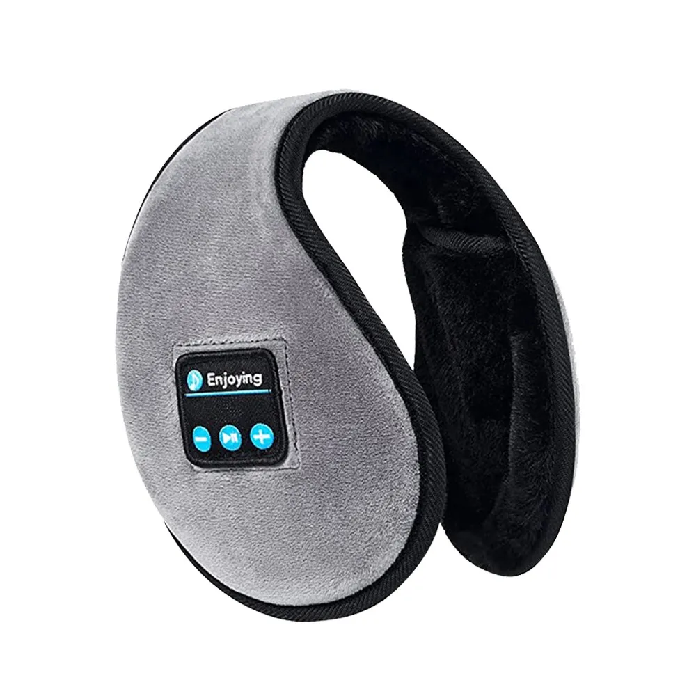 Bluetooth Ear Muffs Winter Grey