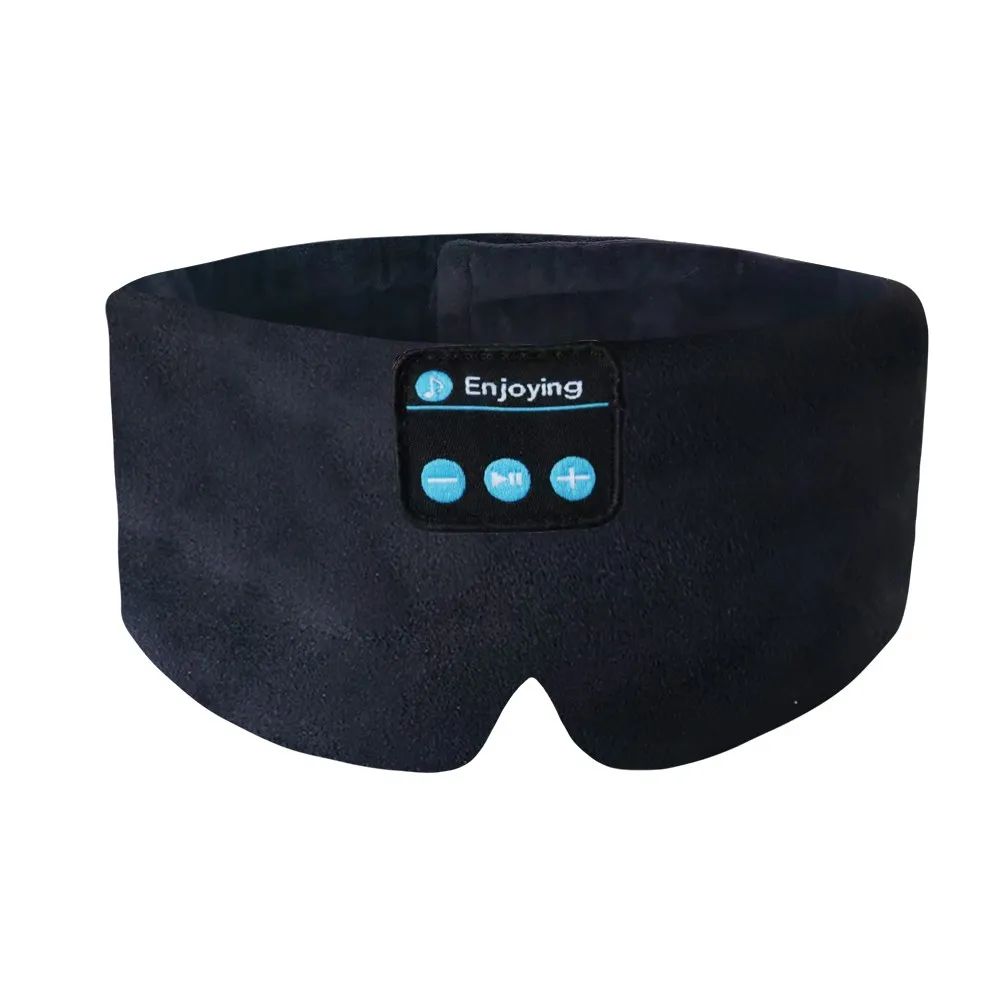 Cotton Bluetooth Sleep Eye Mask Black