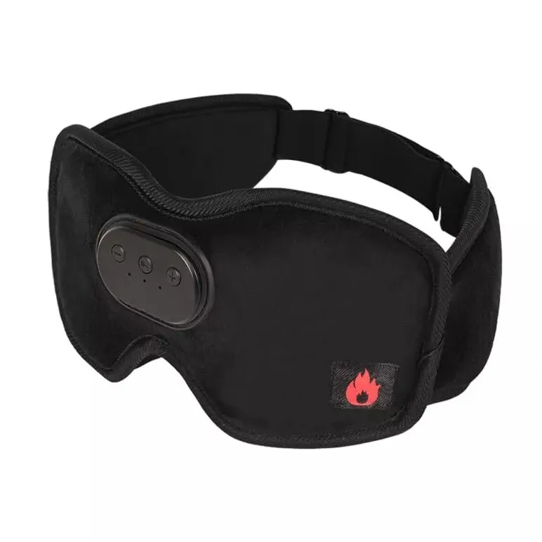 Opvarmede Bluetooth Sleep Eye Mask Sleep-hovedtelefoner