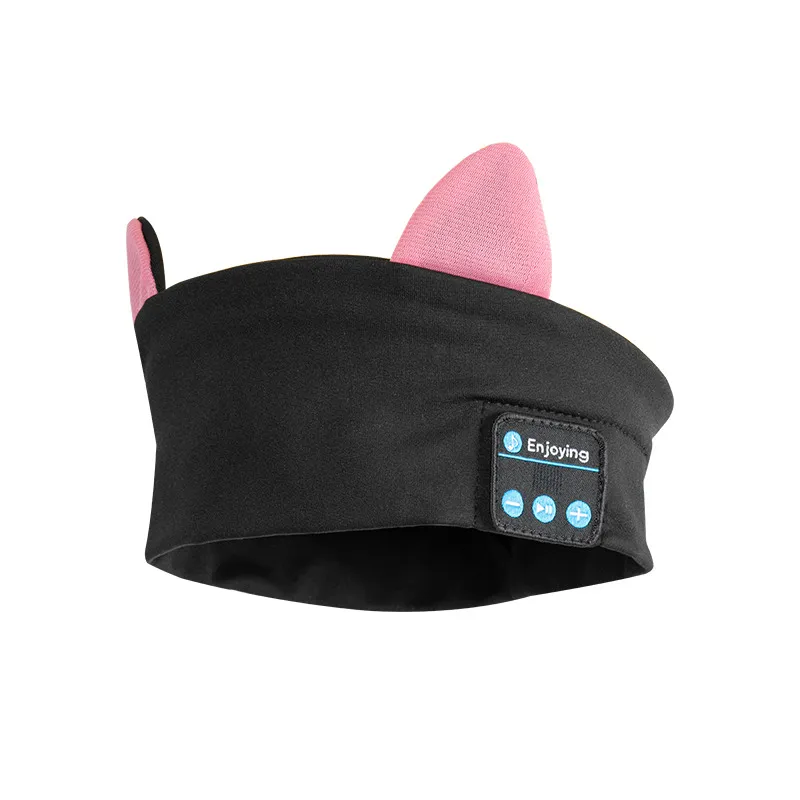 Kids Bluetooth Headband Sleep Eye Mask Cat