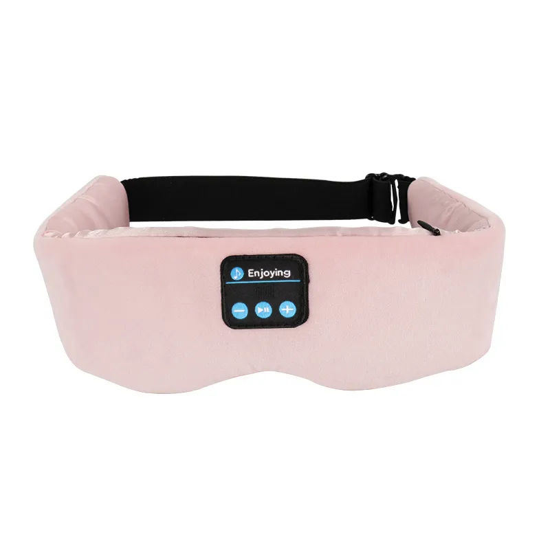 Selyem Bluetooth Sleep Eye Mask Sleeping Fejvédő Elasztikus