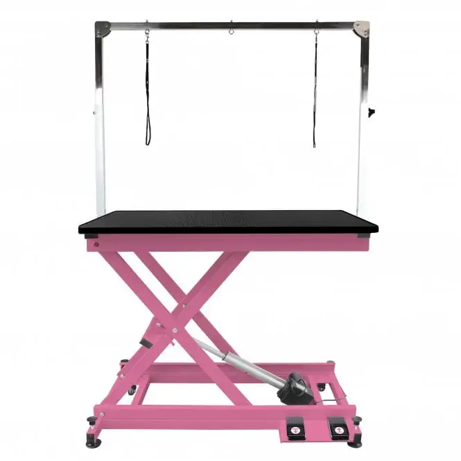 Groomers Large Electric Table Pink Frame