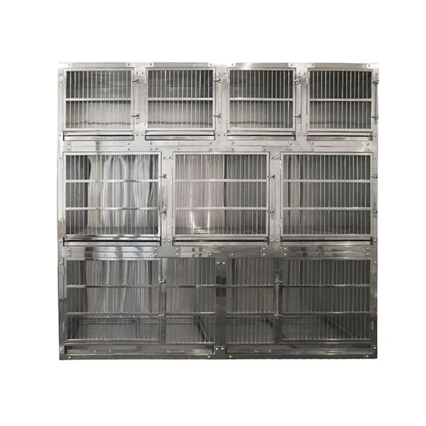 Right Angle Stainless Steel Pet Cage