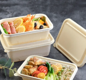 Jiatianfu Kotak makan tengah hari boleh guna terurai hijau, sihat dan mesra alam