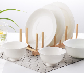 Pure White Bowl and Plate Set -sarja