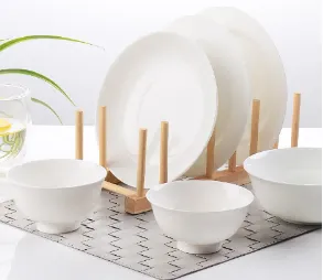 Pure White Bowl lan Plate Set Series