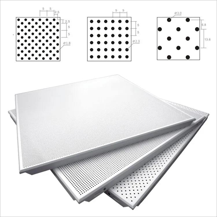 Clip-in Perforated Aluminum Metal Ceiling