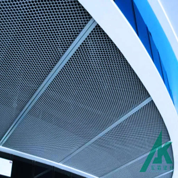 Interior Decoration Aluminum Metal Mesh Ceiling