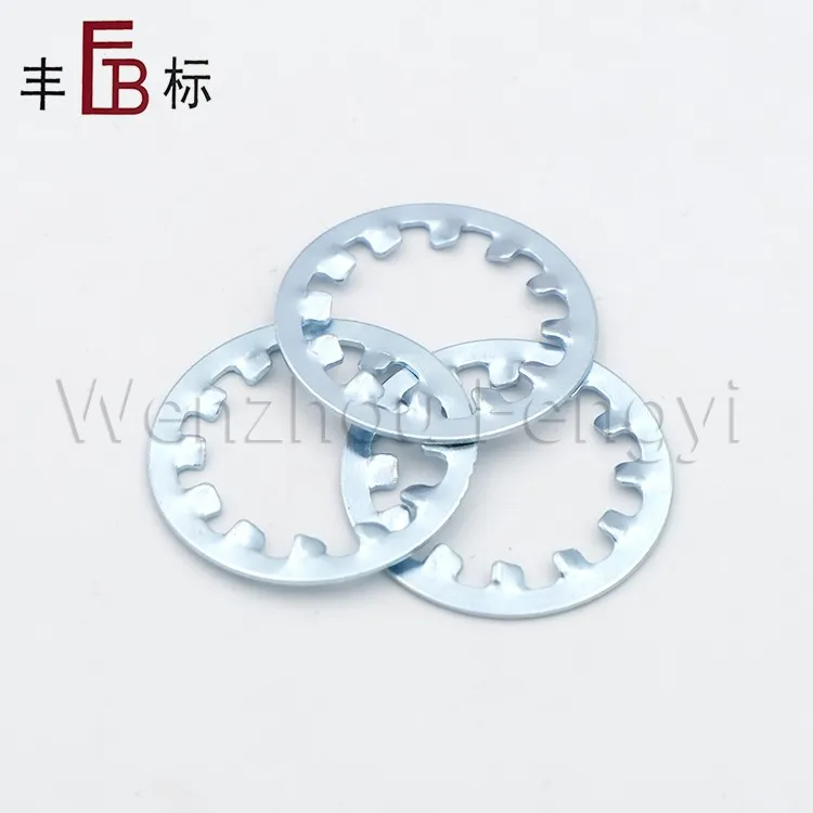 DIN 6797J Zinc Plated Internal Lock Washers