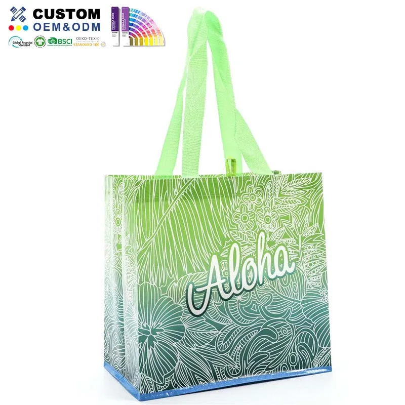 Aloha laminoitu PP-kuitukangas shopper